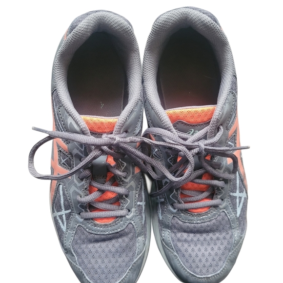 Asics Grey And Orange Sneakers 8 - Picture 3 of 7